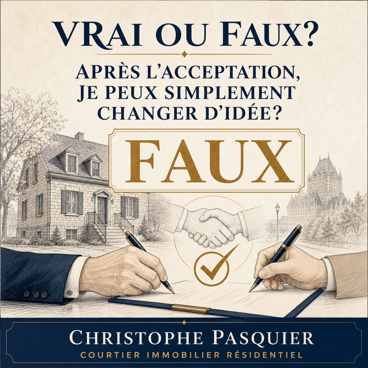 You are currently viewing Peut-on annuler une promesse d’achat acceptée au Québec?